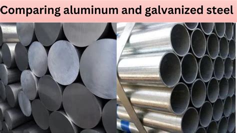 galvanized sheet metal vs aluminum|galvanized steel and aluminum corrosion.